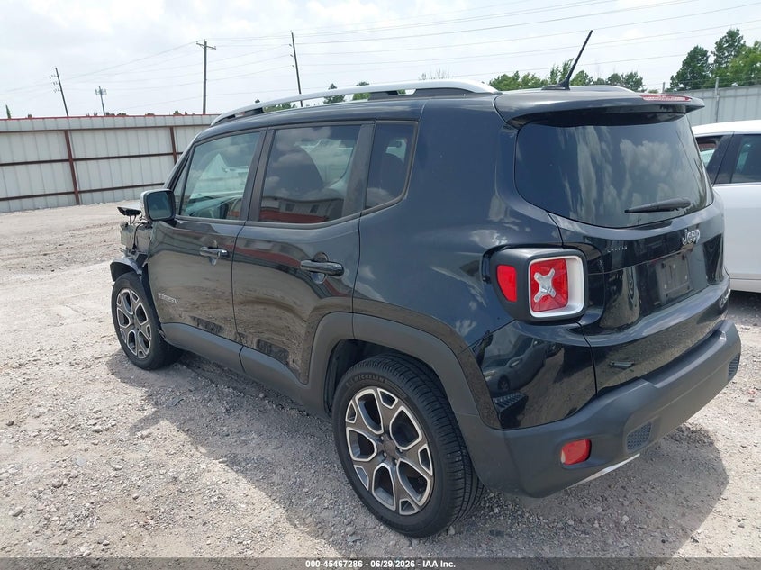2017 Jeep Renegade VIN ZACCJADB1HPE48507 IAAI salvage auction — FRONT END, Salvage (Texas), sold $1,975 on 2026-07-09 (photo 3)