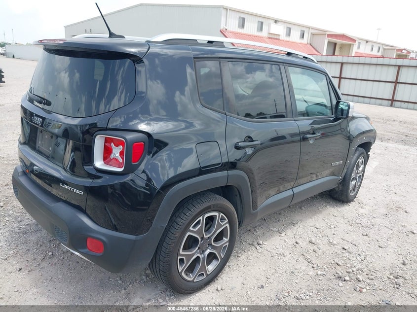 2017 Jeep Renegade VIN ZACCJADB1HPE48507 IAAI salvage auction — FRONT END, Salvage (Texas), sold $1,975 on 2026-07-09 (photo 4)