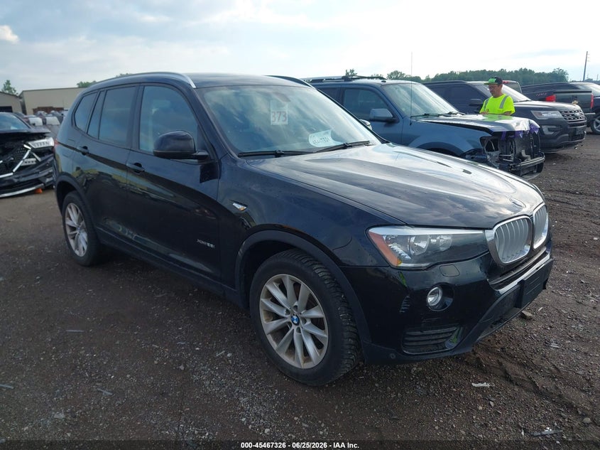 2015 BMW X3 VIN 5UXWX9C56F0D48283 IAAI salvage auction — NORMAL WEAR, Clear (Michigan), sold $1,200 on 2026-08-01 (photo 1)