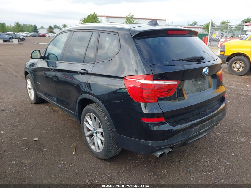 2015 BMW X3 VIN 5UXWX9C56F0D48283 IAAI salvage auction — NORMAL WEAR, Clear (Michigan), sold $1,200 on 2026-08-01 (photo 3)