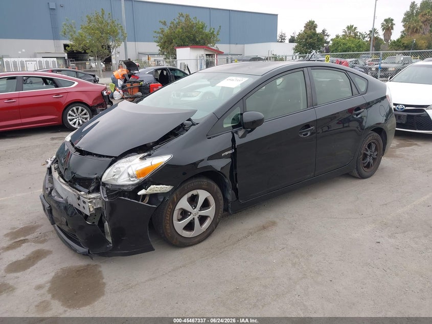 2012 Toyota Prius VIN JTDKN3DU1C5492036 IAAI salvage auction — FRONT END, Salvage (California), sold $975 on 2026-07-27 (photo 2)