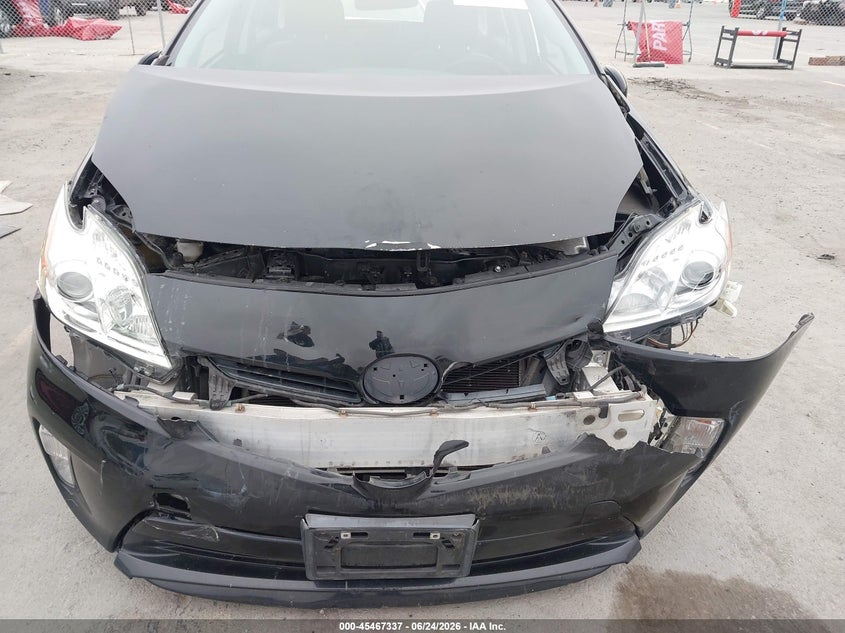 2012 Toyota Prius VIN JTDKN3DU1C5492036 IAAI salvage auction — FRONT END, Salvage (California), sold $975 on 2026-07-27 (photo 6)