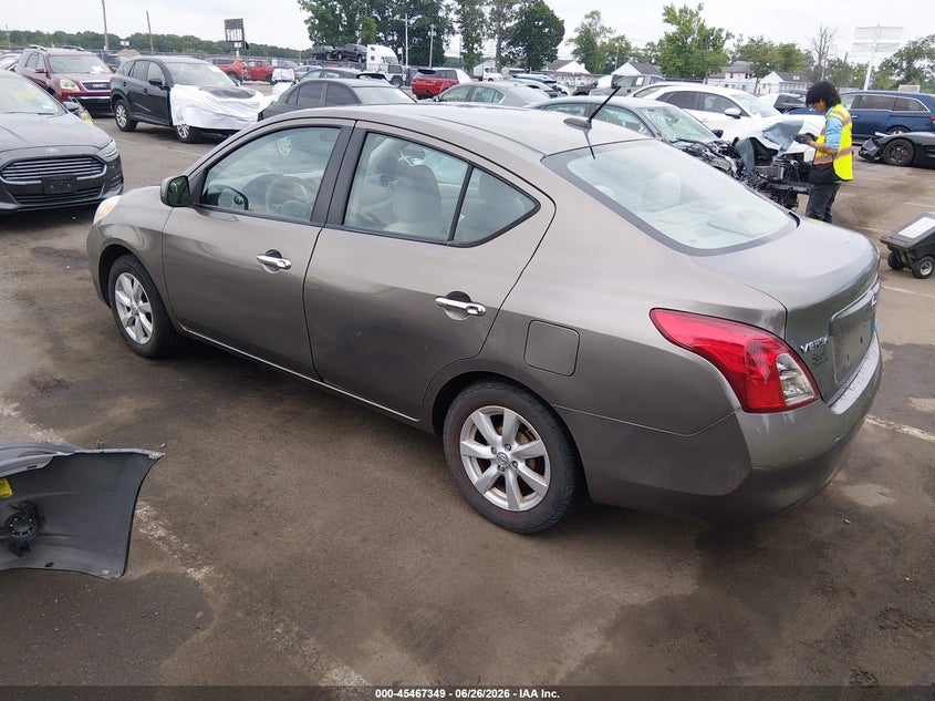 2012 Nissan Versa VIN 3N1CN7AP6CL819530 IAAI salvage auction — SIDE, Salvage Title, sold $300 on 2026-07-19 (photo 3)