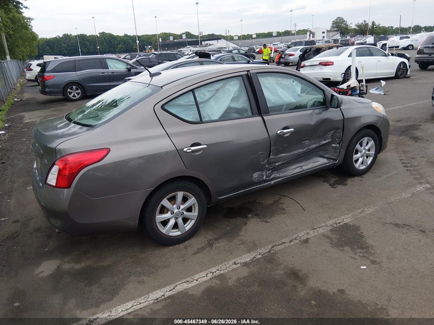 2012 Nissan Versa VIN 3N1CN7AP6CL819530 IAAI salvage auction — SIDE, Salvage Title, sold $300 on 2026-07-19 (photo 4)