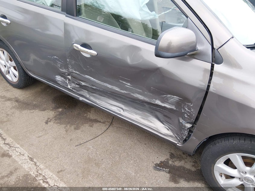 2012 Nissan Versa VIN 3N1CN7AP6CL819530 IAAI salvage auction — SIDE, Salvage Title, sold $300 on 2026-07-19 (photo 6)