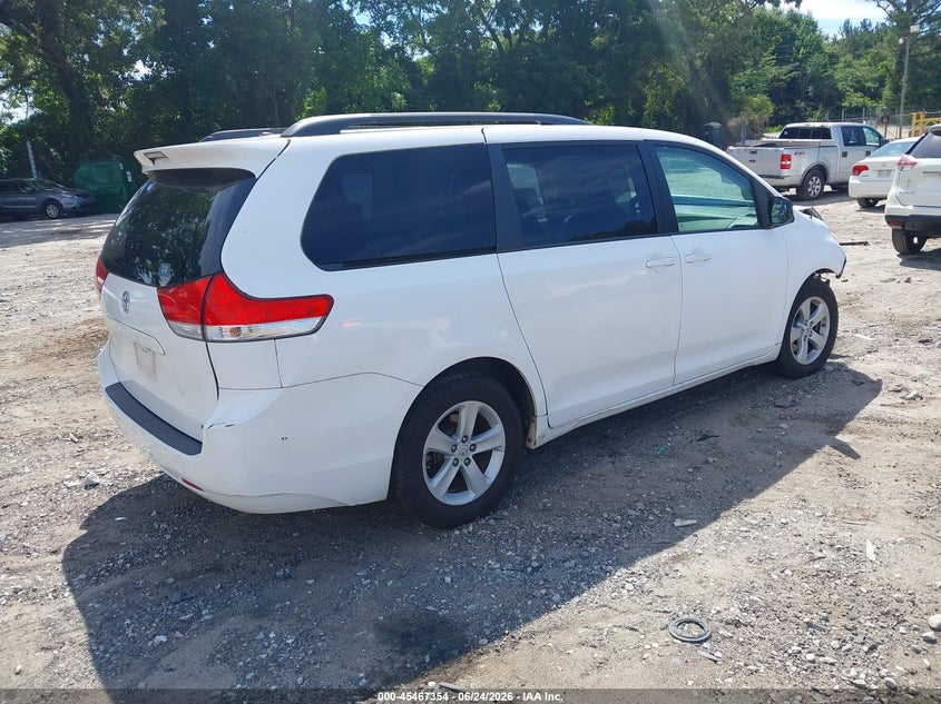 2011 Toyota Sienna VIN 5TDKK3DC5BS073180 IAAI salvage auction — FRONT END, Salvage (Georgia), sold $25 on 2026-07-31 (photo 4)