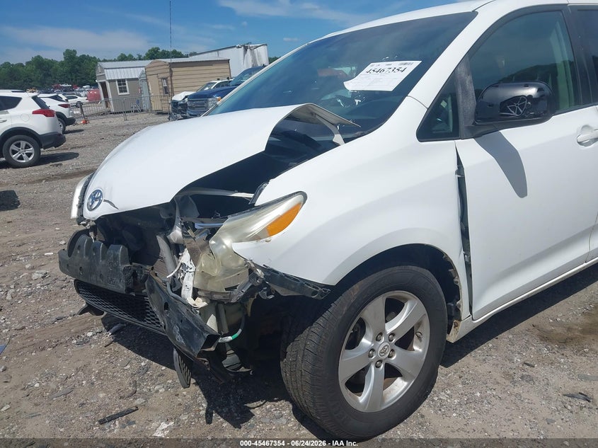 2011 Toyota Sienna VIN 5TDKK3DC5BS073180 IAAI salvage auction — FRONT END, Salvage (Georgia), sold $25 on 2026-07-31 (photo 6)
