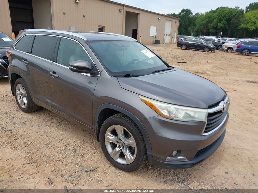 2016 Toyota Highlander VIN 5TDDKRFHXGS248213 IAAI salvage auction — LEFT SIDE, Salvage Title, sold $6,200 on 2026-07-30 (photo 1)