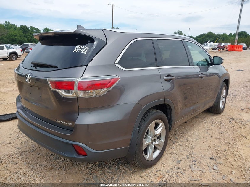2016 Toyota Highlander VIN 5TDDKRFHXGS248213 IAAI salvage auction — LEFT SIDE, Salvage Title, sold $6,200 on 2026-07-30 (photo 4)