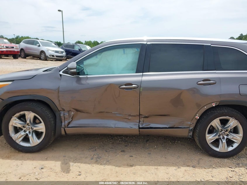 2016 Toyota Highlander VIN 5TDDKRFHXGS248213 IAAI salvage auction — LEFT SIDE, Salvage Title, sold $6,200 on 2026-07-30 (photo 6)