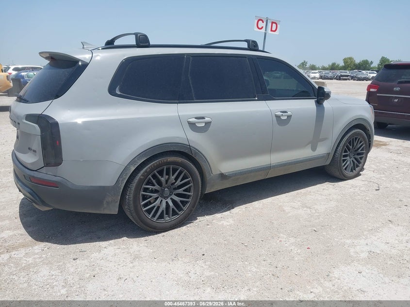 2021 Kia Telluride VIN 5XYP3DHC8MG130197 IAAI salvage auction — HAIL, Wait Title, sold $8,000 on 2026-08-26 (photo 4)