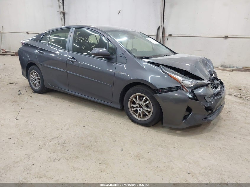 2016 Toyota Prius VIN JTDKBRFU5G3510791 IAAI salvage auction — FRONT END, Salvage (Pennsylvania), sold $2,725 on 2026-07-30 (photo 1)