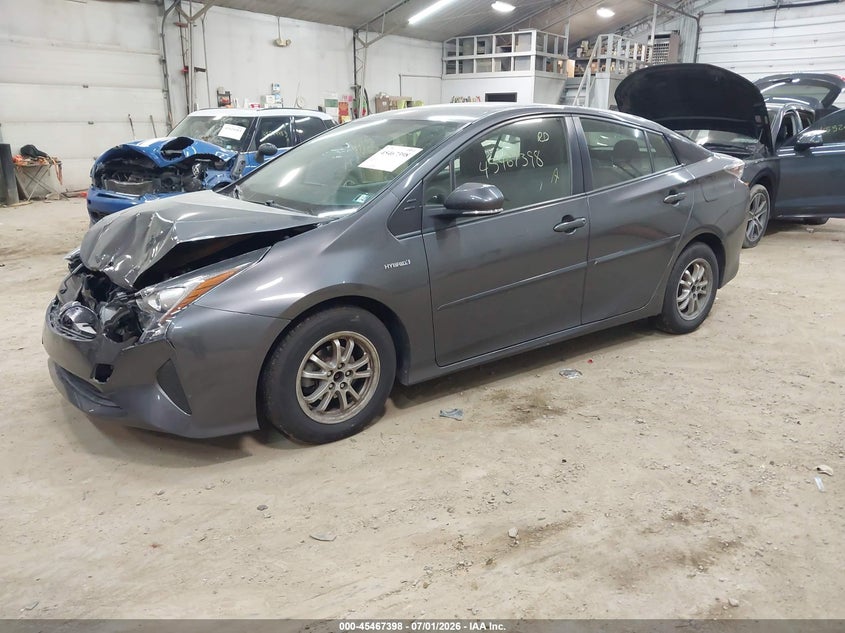 2016 Toyota Prius VIN JTDKBRFU5G3510791 IAAI salvage auction — FRONT END, Salvage (Pennsylvania), sold $2,725 on 2026-07-30 (photo 2)