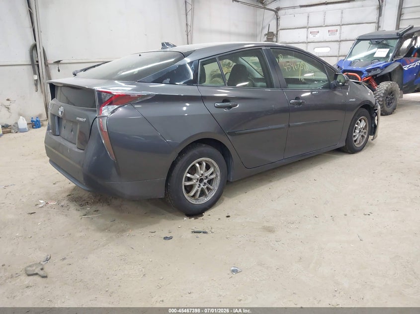 2016 Toyota Prius VIN JTDKBRFU5G3510791 IAAI salvage auction — FRONT END, Salvage (Pennsylvania), sold $2,725 on 2026-07-30 (photo 4)
