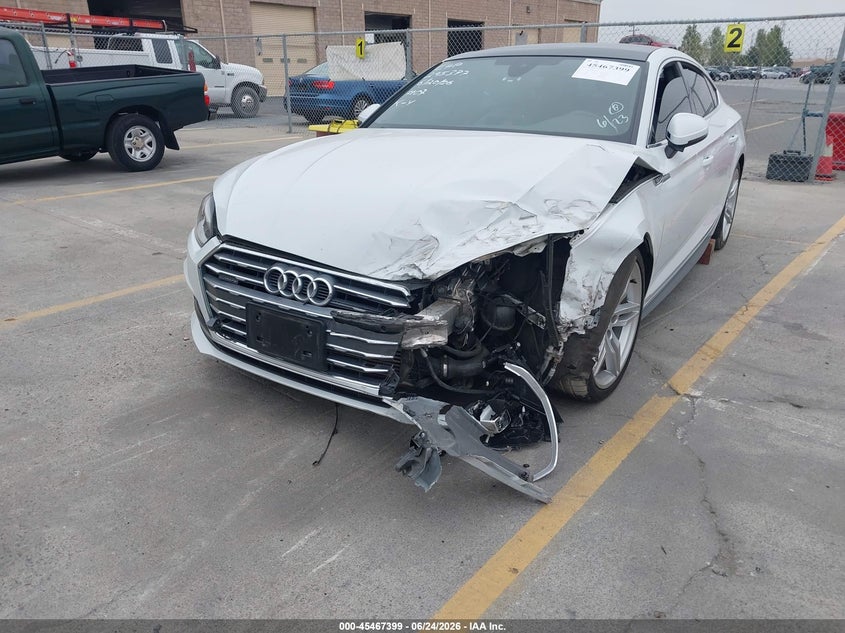 2019 Audi A5 VIN WAUENCF53KA059503 IAAI salvage auction — LEFT FRONT, Salvage (California), sold $5,000 on 2026-07-16 (photo 6)