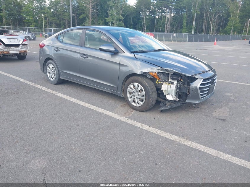 2017 Hyundai Elantra VIN KMHD74LF7HU369104 IAAI salvage auction — LEFT FRONT, Salvage Title, sold $1,250 on 2026-07-23 (photo 1)