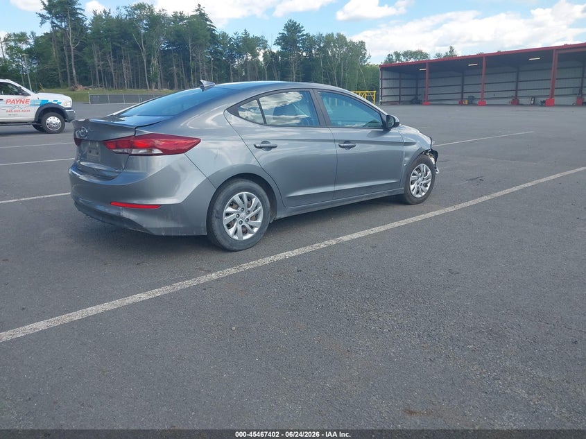 2017 Hyundai Elantra VIN KMHD74LF7HU369104 IAAI salvage auction — LEFT FRONT, Salvage Title, sold $1,250 on 2026-07-23 (photo 4)