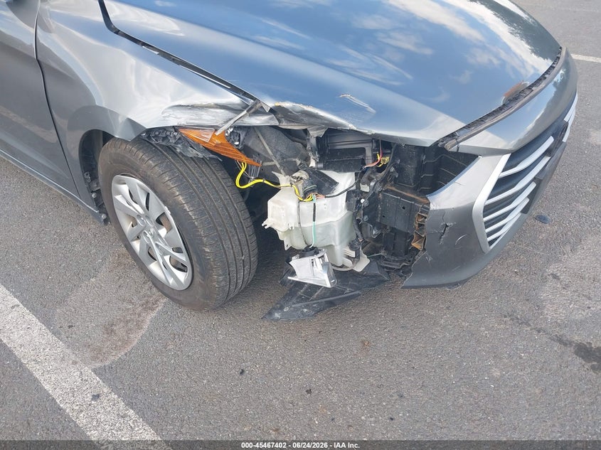 2017 Hyundai Elantra VIN KMHD74LF7HU369104 IAAI salvage auction — LEFT FRONT, Salvage Title, sold $1,250 on 2026-07-23 (photo 6)