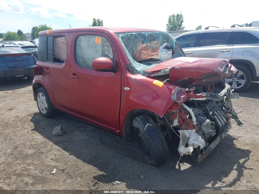 2012 Nissan Cube VIN JN8AZ2KR1CT255653 IAAI salvage auction — ROLLOVER, Salvage Title, sold $100 on 2026-07-14 (photo 1)