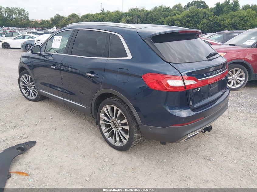 2017 Lincoln Mkx VIN 2LMPJ8LP9HBL52717 IAAI salvage auction — FRONT END, Salvage Title, sold $4,100 on 2026-07-09 (photo 3)
