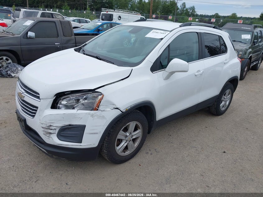 2016 Chevrolet Trax VIN KL7CJPSB5GB628570 IAAI salvage auction — FRONT END, Bill Of Sale (Washington), sold $775 on 2026-07-15 (photo 2)