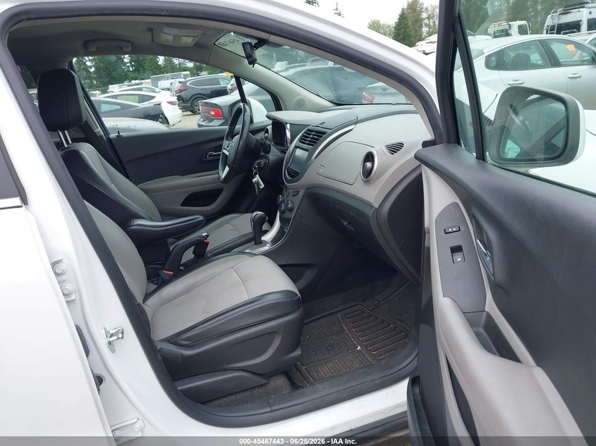2016 Chevrolet Trax VIN KL7CJPSB5GB628570 IAAI salvage auction — FRONT END, Bill Of Sale (Washington), sold $775 on 2026-07-15 (photo 5)