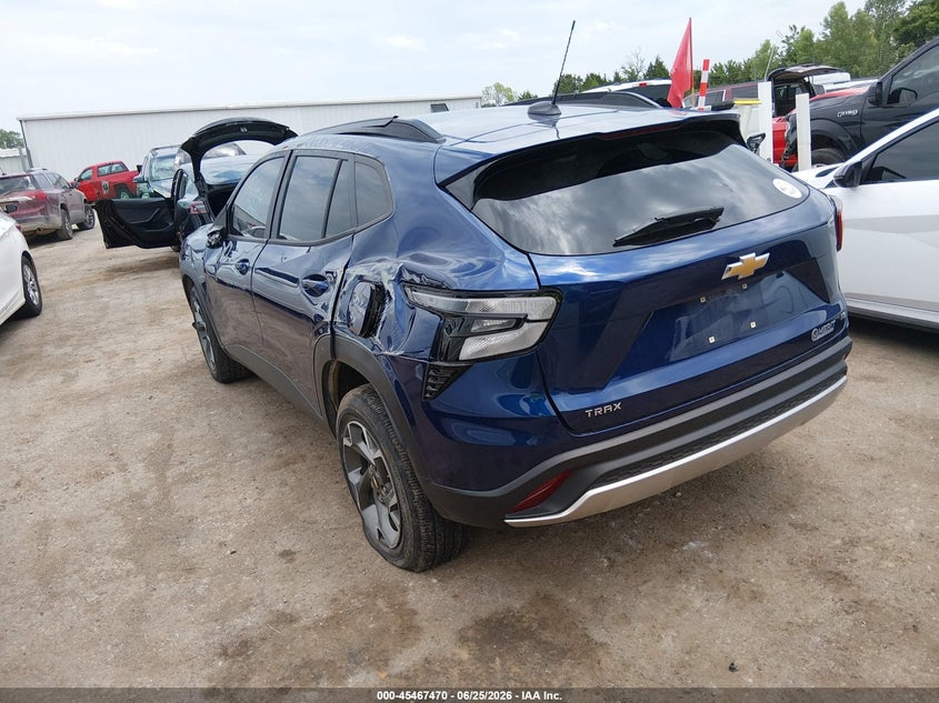 2024 Chevrolet Trax VIN KL77LHE23RC013106 IAAI salvage auction — ROLLOVER, Junk (Oklahoma), sold $25 on 2026-07-29 (photo 3)