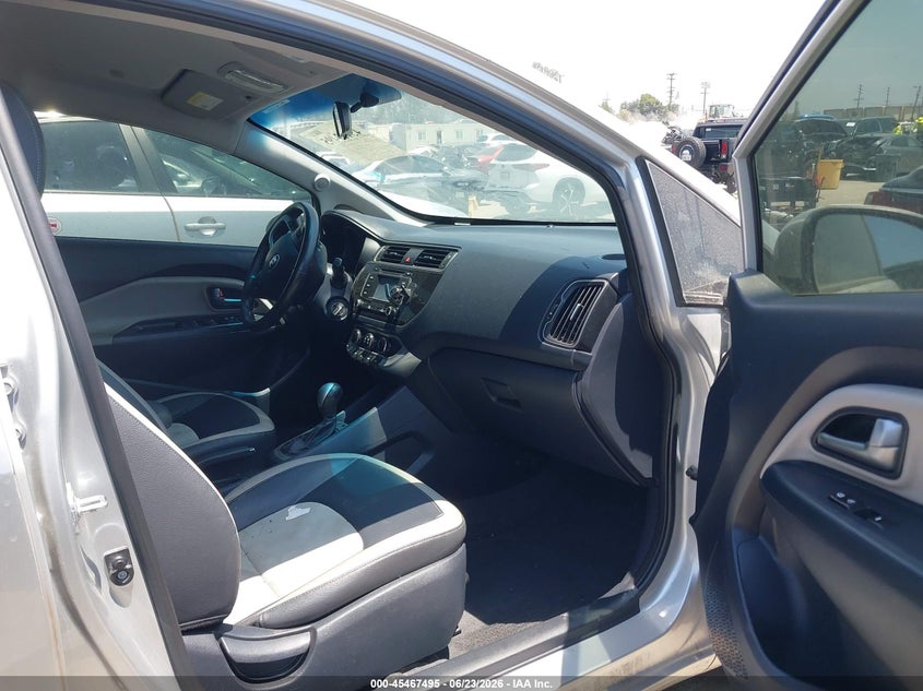 2016 Kia Rio VIN KNADN5A37G6677690 IAAI salvage auction — UNKNOWN, Salvage Title - Dealer (California), sold $800 on 2026-07-15 (photo 5)