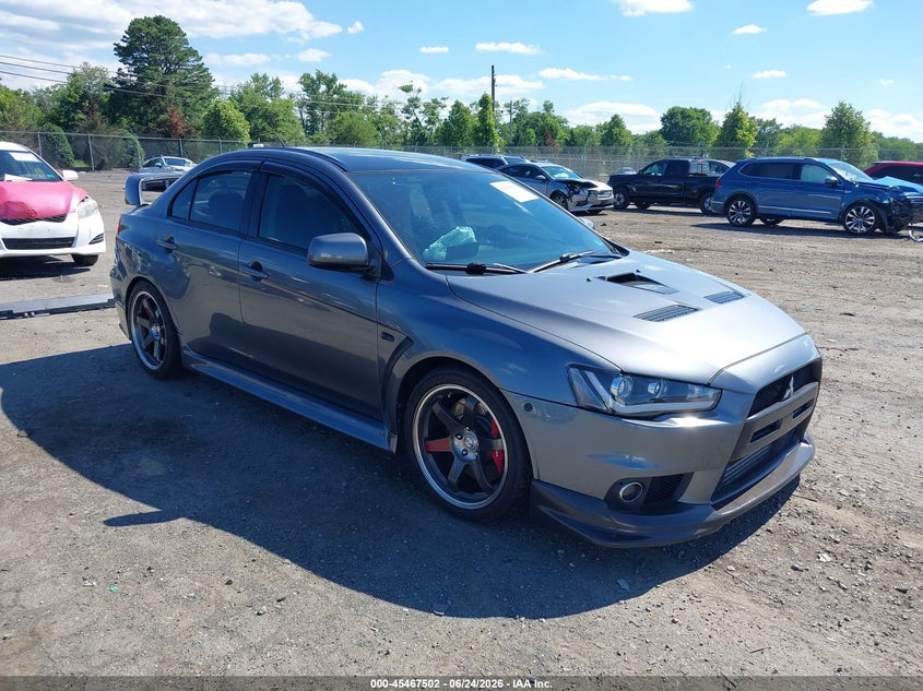 2008 Mitsubishi Lancer evolution VIN JA3AW86V58U049573 — IAAI salvage auction photo