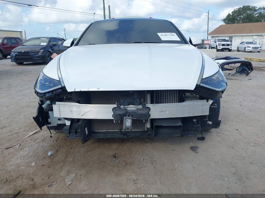 2021 Hyundai Sonata VIN 5NPEH4J22MH117268 IAAI salvage auction — FRONT END, Certificate Of Destruction (Florida), sold $7,100 on 2026-07-28 (photo 6)