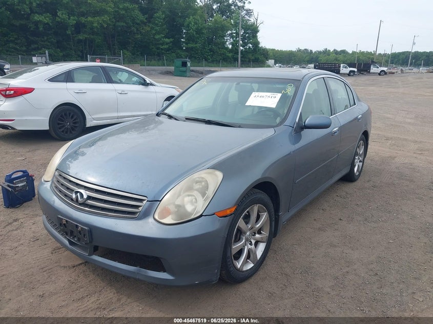 2006 Infiniti G VIN JNKCV51F16M607989 IAAI salvage auction — NORMAL WEAR, Clear (Virginia), sold $275 on 2026-07-29 (photo 2)