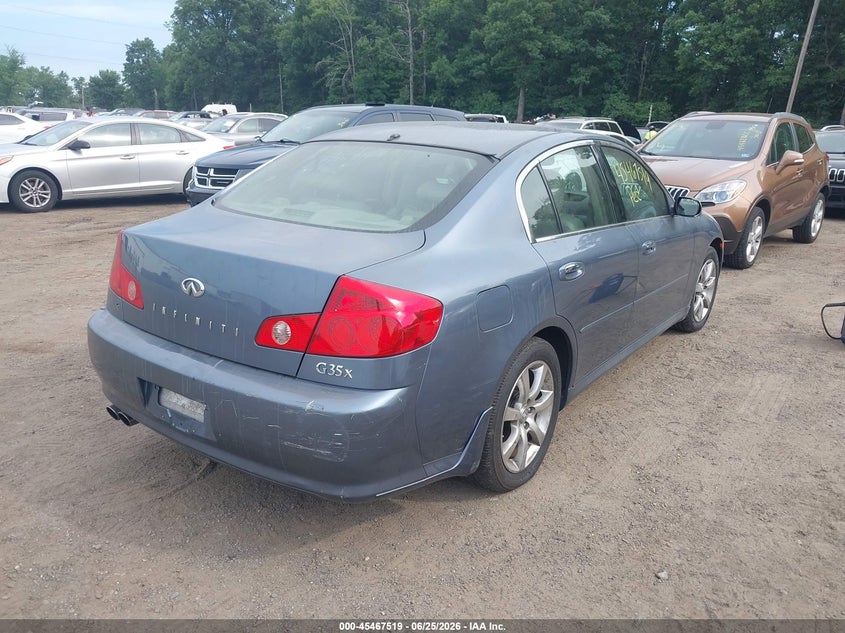 2006 Infiniti G VIN JNKCV51F16M607989 IAAI salvage auction — NORMAL WEAR, Clear (Virginia), sold $275 on 2026-07-29 (photo 4)