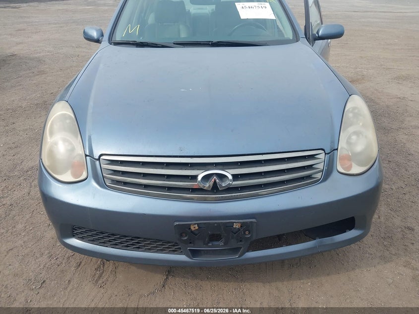 2006 Infiniti G VIN JNKCV51F16M607989 IAAI salvage auction — NORMAL WEAR, Clear (Virginia), sold $275 on 2026-07-29 (photo 6)