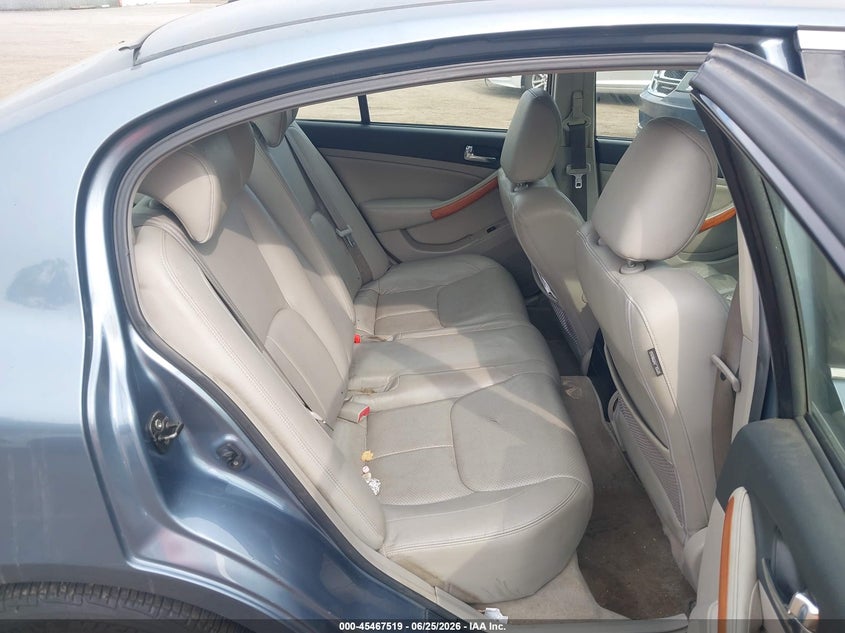 2006 Infiniti G VIN JNKCV51F16M607989 IAAI salvage auction — NORMAL WEAR, Clear (Virginia), sold $275 on 2026-07-29 (photo 8)