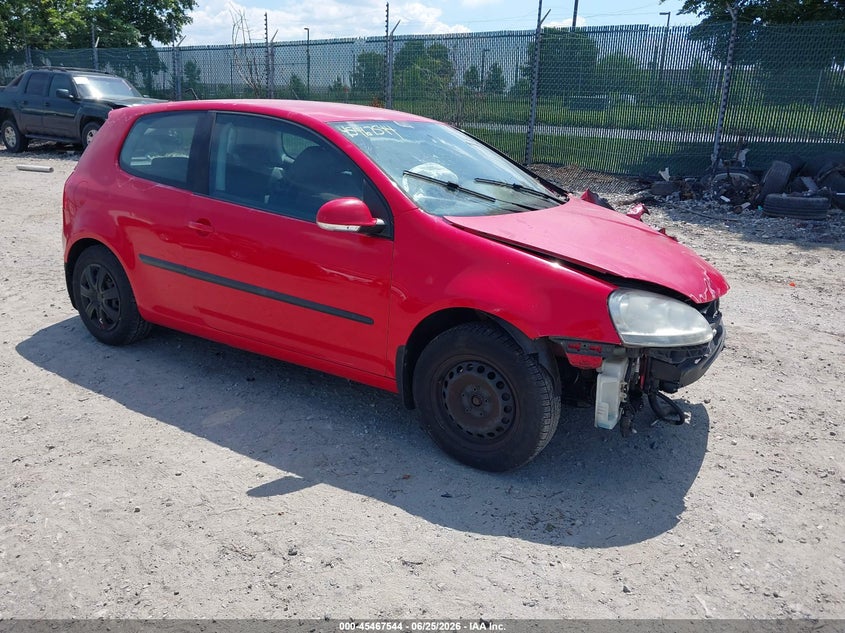 2007 Volkswagen Rabbit VIN WVWBR71KX7W146677 IAAI salvage auction — FRONT END, Salvage (Pennsylvania), sold $225 on 2026-07-17 (photo 1)