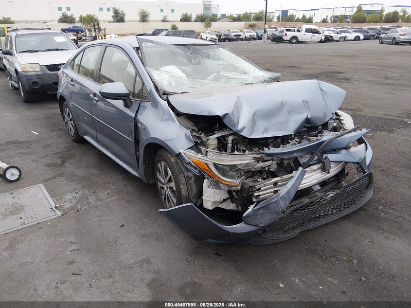 2021 Toyota Corolla VIN JTDEAMDE5MJ024892 IAAI salvage auction — FRONT END, Salvage Certificate (California), sold $2,100 on 2026-07-10 (photo 1)