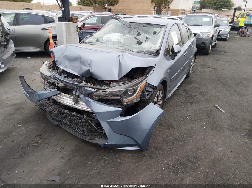 2021 Toyota Corolla VIN JTDEAMDE5MJ024892 IAAI salvage auction — FRONT END, Salvage Certificate (California), sold $2,100 on 2026-07-10 (photo 2)
