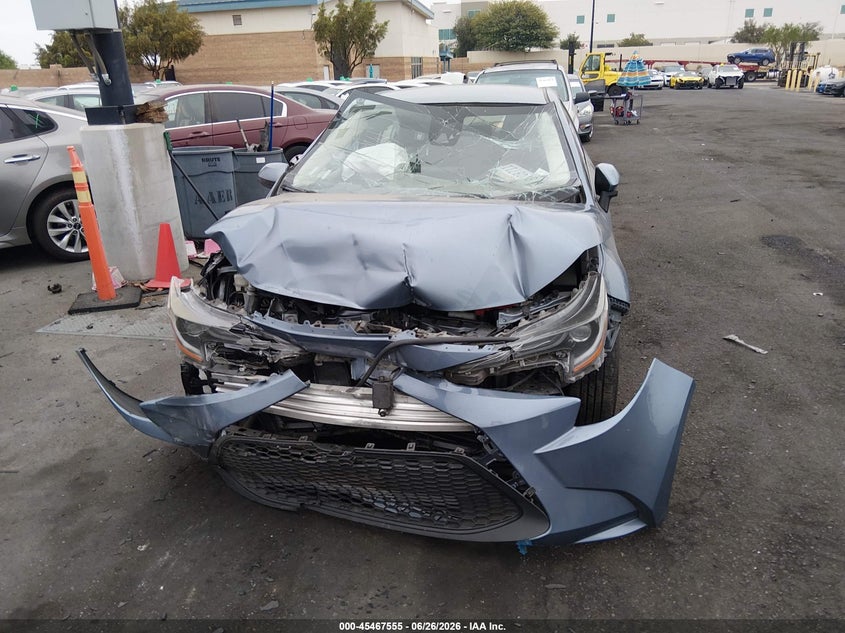2021 Toyota Corolla VIN JTDEAMDE5MJ024892 IAAI salvage auction — FRONT END, Salvage Certificate (California), sold $2,100 on 2026-07-10 (photo 6)