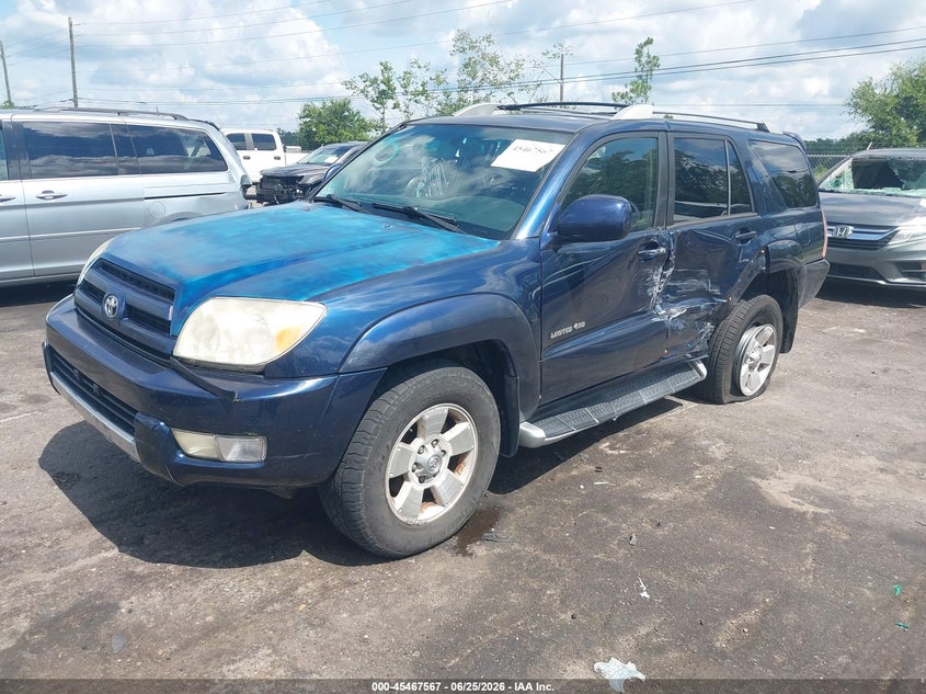 2003 Toyota 4runner VIN JTEBU17RX38006672 IAAI salvage auction — SIDE, Rebuildable (Florida), sold $1,500 on 2026-07-21 (photo 2)