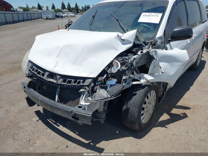 2007 Toyota Sienna VIN 5TDZK23C17S001751 IAAI salvage auction — FRONT END, Salvage (California), sold $375 on 2026-07-21 (photo 6)