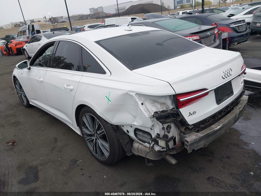 2019 Audi A6 VIN WAUL2AF2XKN095207 IAAI salvage auction — REAR END, Salvage Title, sold $7,675 on 2026-07-31 (photo 3)