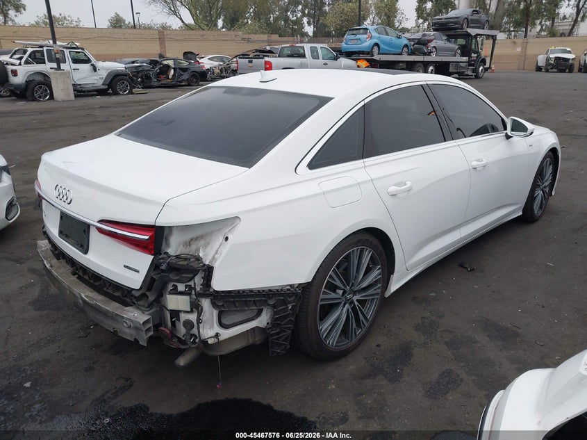 2019 Audi A6 VIN WAUL2AF2XKN095207 IAAI salvage auction — REAR END, Salvage Title, sold $7,675 on 2026-07-31 (photo 4)
