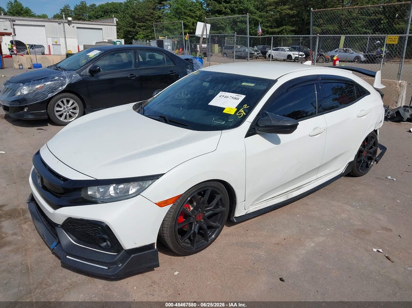 2019 Honda Civic VIN SHHFK7H47KU416974 IAAI salvage auction — LEFT REAR, Salvage Title, sold $3,650 on 2026-07-21 (photo 2)