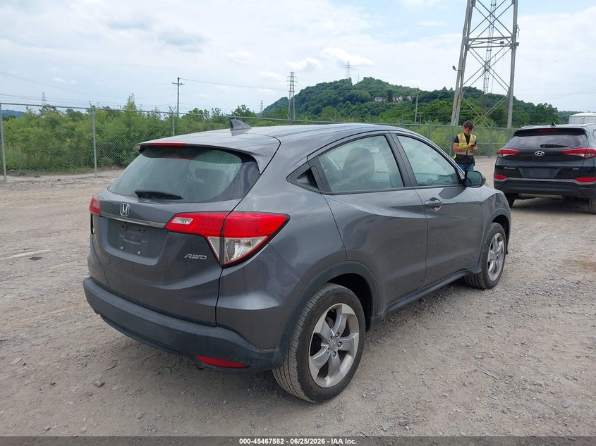 2019 Honda Hr-v VIN 3CZRU6H37KG725570 IAAI salvage auction — SIDE, Salvage (Pennsylvania), sold $4,000 on 2026-07-21 (photo 4)