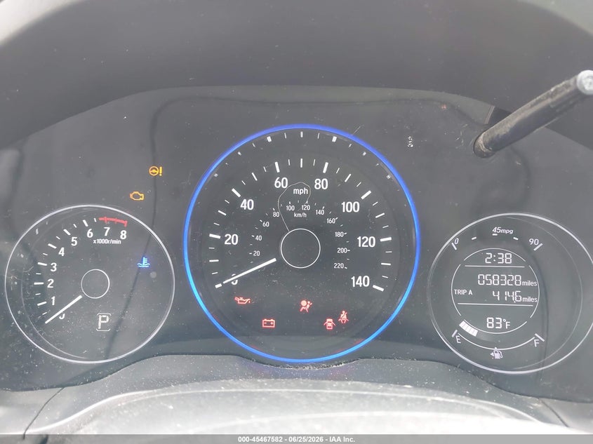 2019 Honda Hr-v VIN 3CZRU6H37KG725570 IAAI salvage auction — SIDE, Salvage (Pennsylvania), sold $4,000 on 2026-07-21 (photo 7)