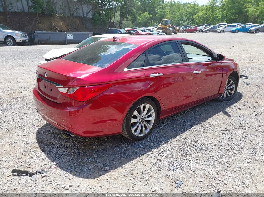 2011 Hyundai Sonata VIN 5NPEC4AC2BH001427 IAAI salvage auction — RIGHT FRONT, Salvage (Pennsylvania), sold $350 on 2026-07-28 (photo 4)