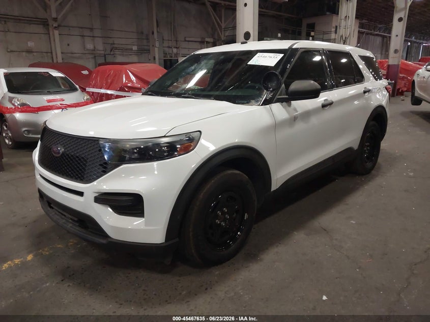 2021 Ford Police interceptor utility VIN 1FM5K8AB7MGA72904 IAAI salvage auction — FRONT END, Salvage (Nevada), sold $2,900 on 2026-07-09 (photo 2)