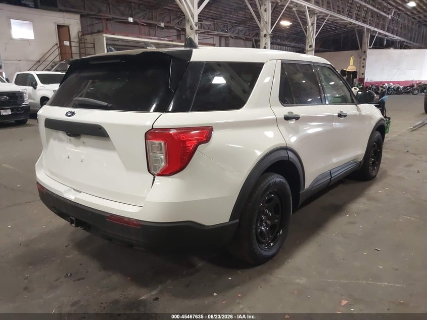 2021 Ford Police interceptor utility VIN 1FM5K8AB7MGA72904 IAAI salvage auction — FRONT END, Salvage (Nevada), sold $2,900 on 2026-07-09 (photo 4)