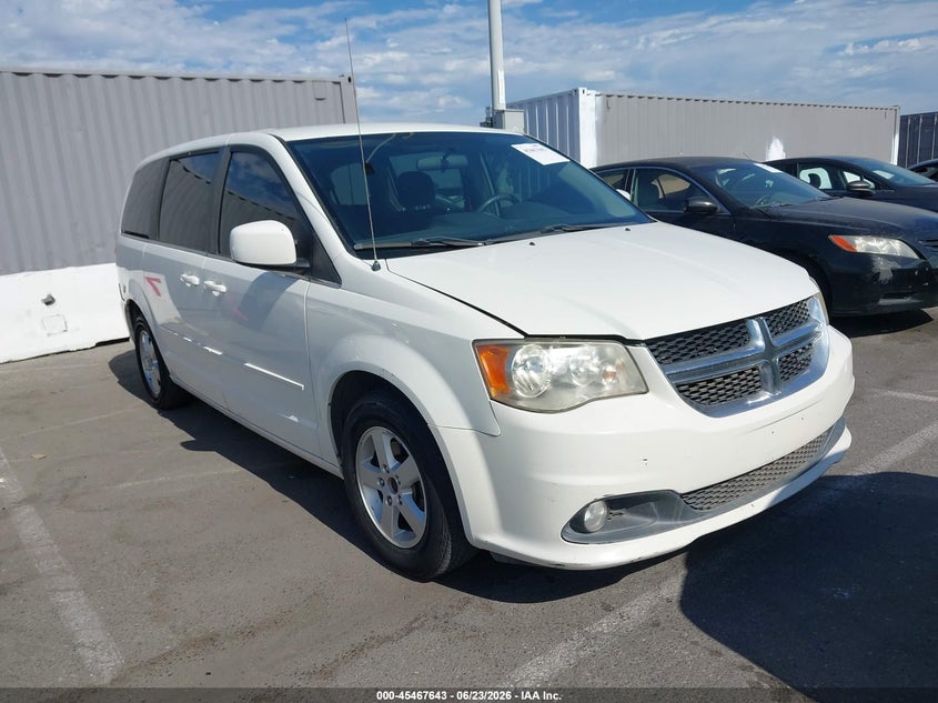2012 Dodge VIN 2C4RDGDG7CR111067 IAAI salvage auction — NORMAL WEAR, Clear - Dealer Only (California), sold $300 on 2026-07-09 (photo 1)