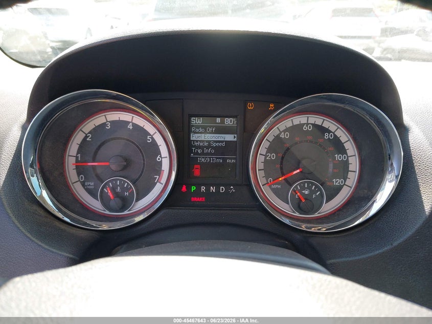 2012 Dodge VIN 2C4RDGDG7CR111067 IAAI salvage auction — NORMAL WEAR, Clear - Dealer Only (California), sold $300 on 2026-07-09 (photo 7)